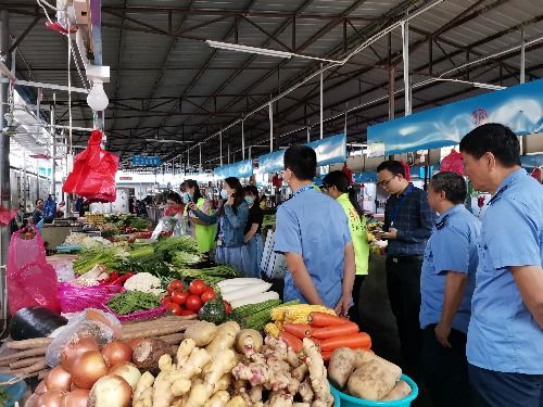 省市場(chǎng)監(jiān)管局組織專家對(duì)惠東縣2020年農(nóng)貿(mào)市場(chǎng)食用農(nóng)產(chǎn)品快檢工作開展監(jiān)督及質(zhì)量評(píng)價(jià)